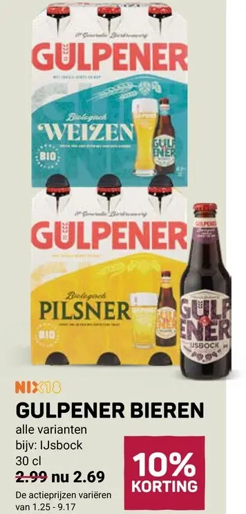 Aanbieding: Gulpener bieren