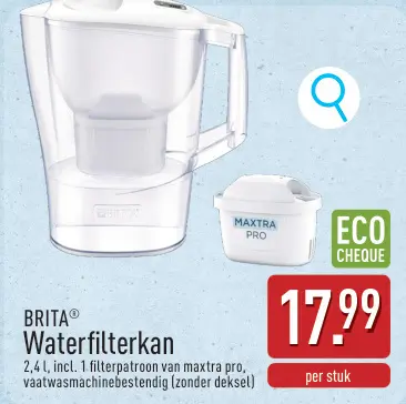 Promotie: Waterfilterkan
