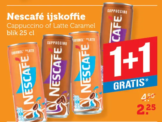 Aanbieding: Nescafé ijskoffie