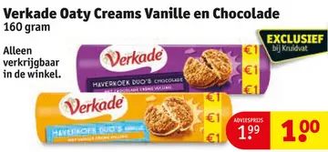 Aanbieding: Verkade Oaty Creams Vanille en Chocolade