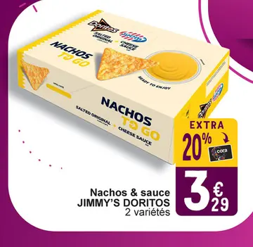 Offre: Nachos & sauce JIMMY'S DORITOS