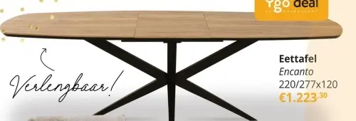 Aanbieding: Eettafel Encanto