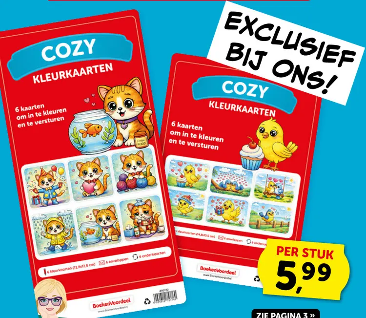 Promotie: Cozy kleurkaarten