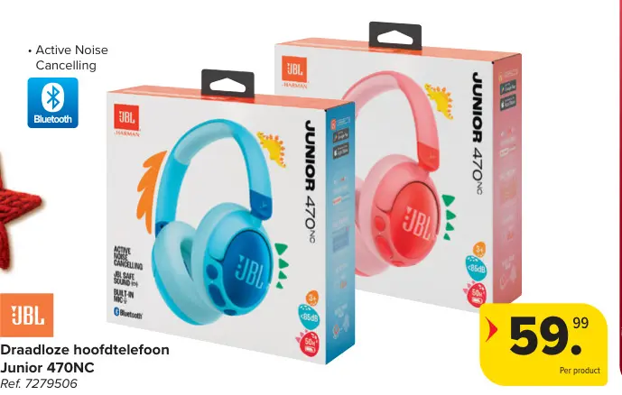 Promotie: Draadloze hoofdtelefoon Junior 470NC