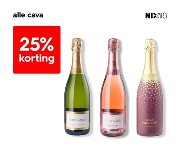 Aanbieding: cava copa sabia