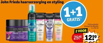 Aanbieding: John Frieda haarverzorging en styling