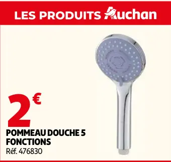 Offre: Pommeau douche 5 fonctions