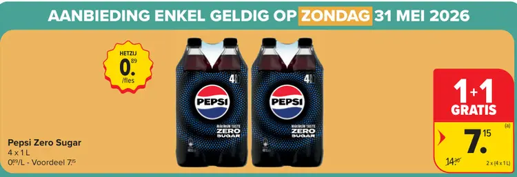 Promotie: Pepsi Zero Sugar