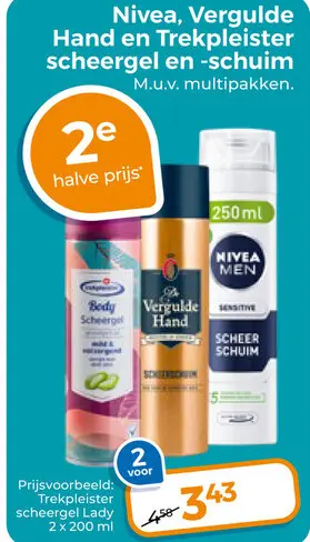 Aanbieding: scheergel en -schuim