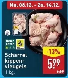Aanbieding: Scharrel kippenvleugels