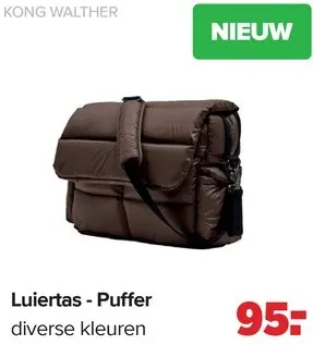 Aanbieding: KONG WALTHER Luiertas - Puffer