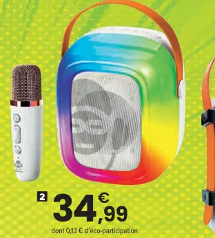 Offre: Karaoke microphone and speaker