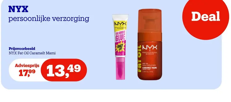 Aanbieding: NYX persoonlijke verzorging