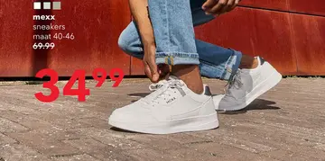 Aanbieding: Mexx heren sneakers wit