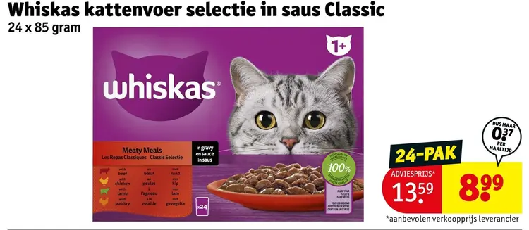 Aanbieding: Kattenvoer selectie in saus Classic