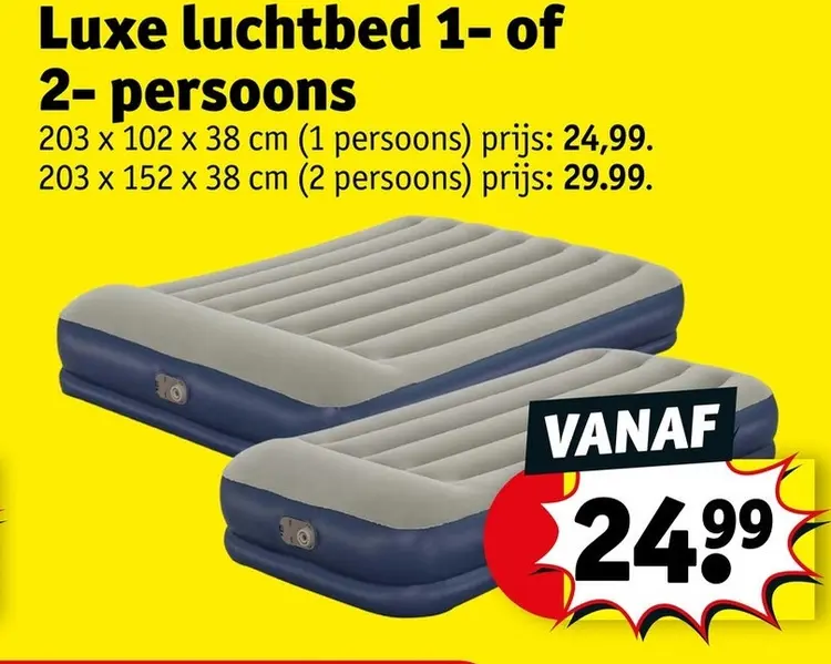 Promotie: Luxe luchtbed