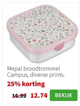Aanbieding: Mepal broodtrommel Campus
