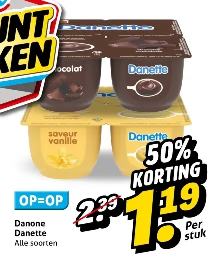 Aanbieding: Danone Danette