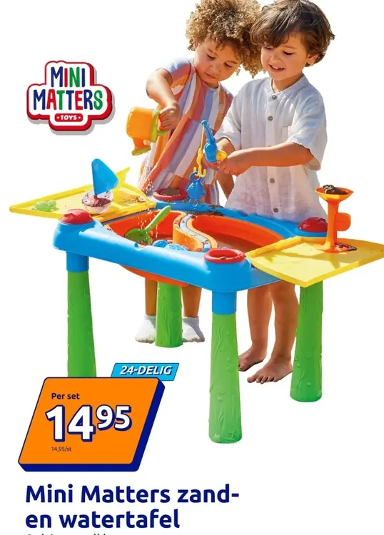 Promotie: zand- en watertafel