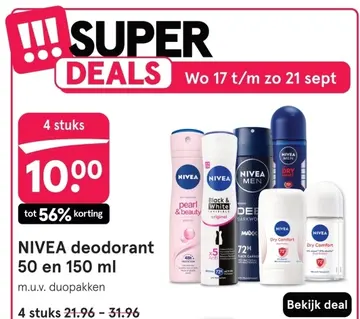 Aanbieding: Deodorant