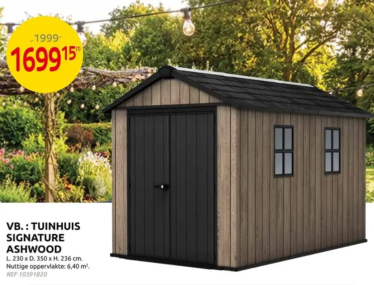 Promotie: Tuinhuis Signature Ashwood