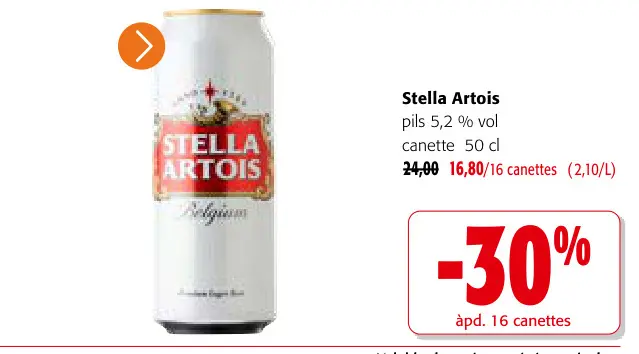 Offre: Stella Artois