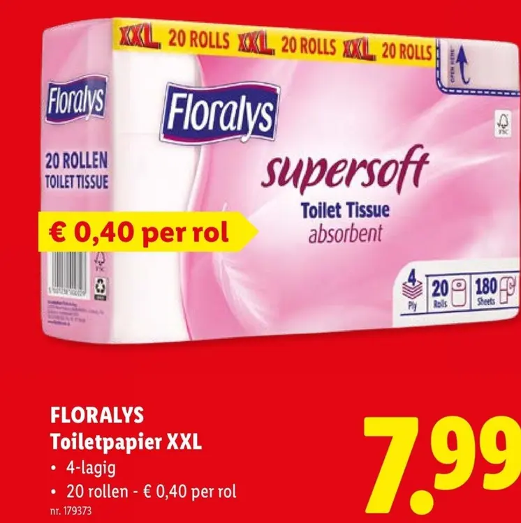 Promotie: Toiletpapier XXL