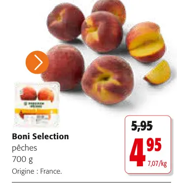 Offre: Pêches