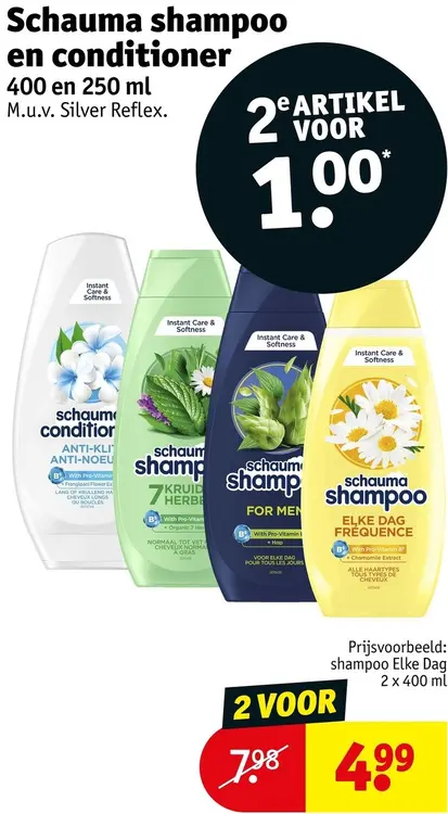 Aanbieding: Schauma Shampoo en conditioner