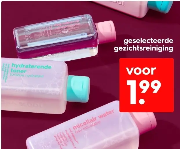 Aanbieding: geselecteerde gezichtsreiniging