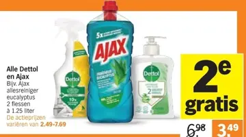 Aanbieding: Alle Dettol en Ajax