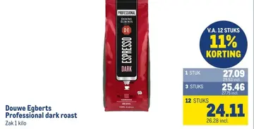 Aanbieding: Douwe Egberts Professional dark roast