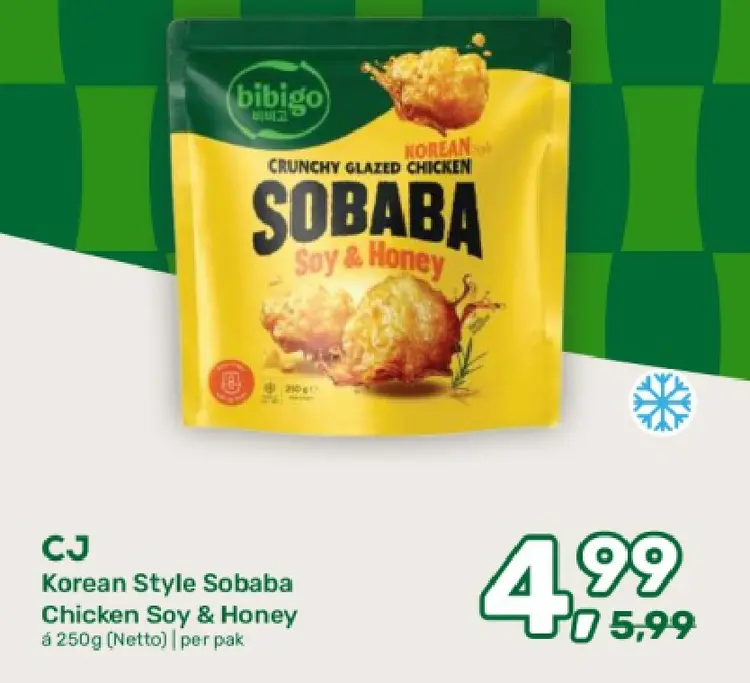 Aanbieding: Korean Style Sobaba Chicken Soy & Honey