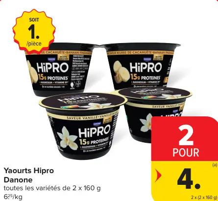 Offre: Yaourts Hipro