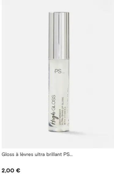 Offre: Gloss à lèvres ultra brillant