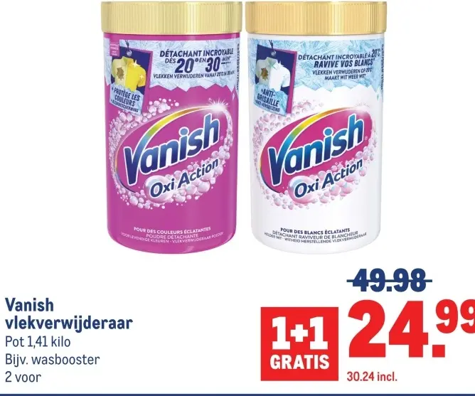 Aanbieding: Vanish vlekverwijderaar