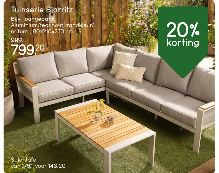 Aanbieding: loungebank