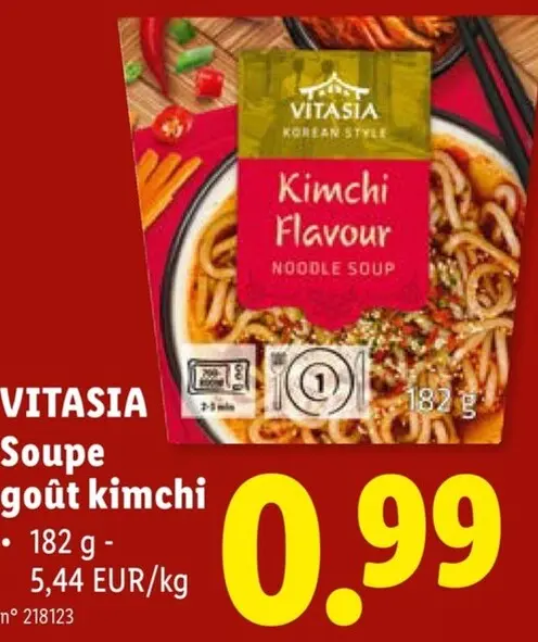 Offre: Soupe goût kimchi