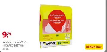Aanbieding: WEBER BEAMIX NOMIX BETON