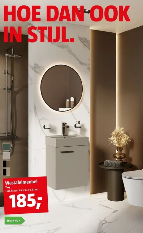 Aanbieding: Wastafelmeubel