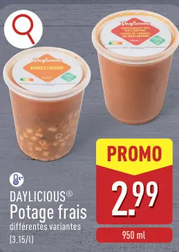 Offre: Potage frais