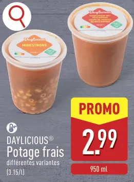 Offre: Potage frais