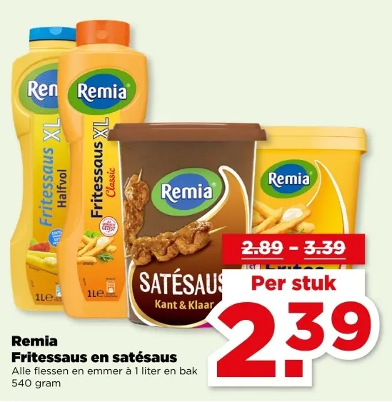 Aanbieding: Fritessaus en satésaus