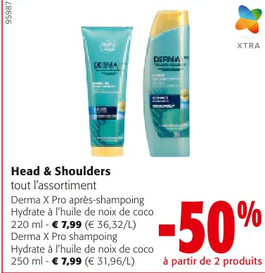 Offre: Derma X Pro après-shampoing Hydrate à l'huile