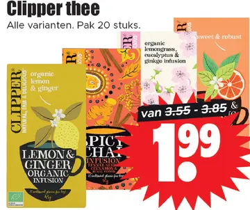 Aanbieding: Clipper thee