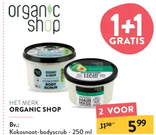 Promotie: Kokosnoot-bodyscrub