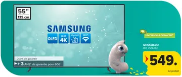 Offre: Samsung TV Qe55q60d