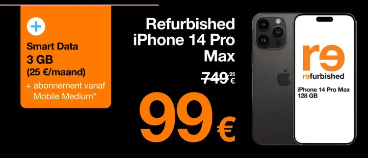 Promotie: Refurbished iPhone 14 Pro Max