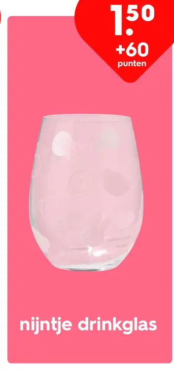 Promotie: nijntje drinkglas