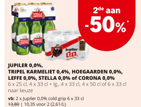 Promotie: Diverse 0.0 bier